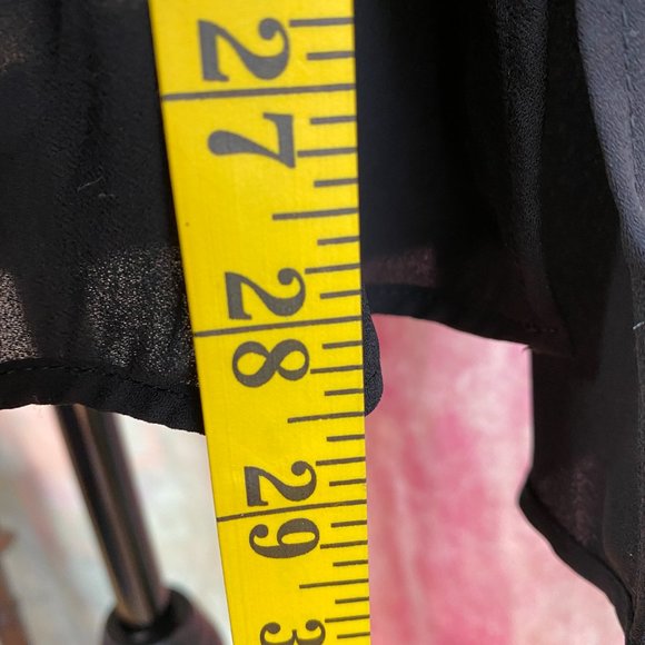 NWT📌DR2 Timeless Soft Flowing - Light Transparent Cap Sleeves Top - Picture 7 of 13